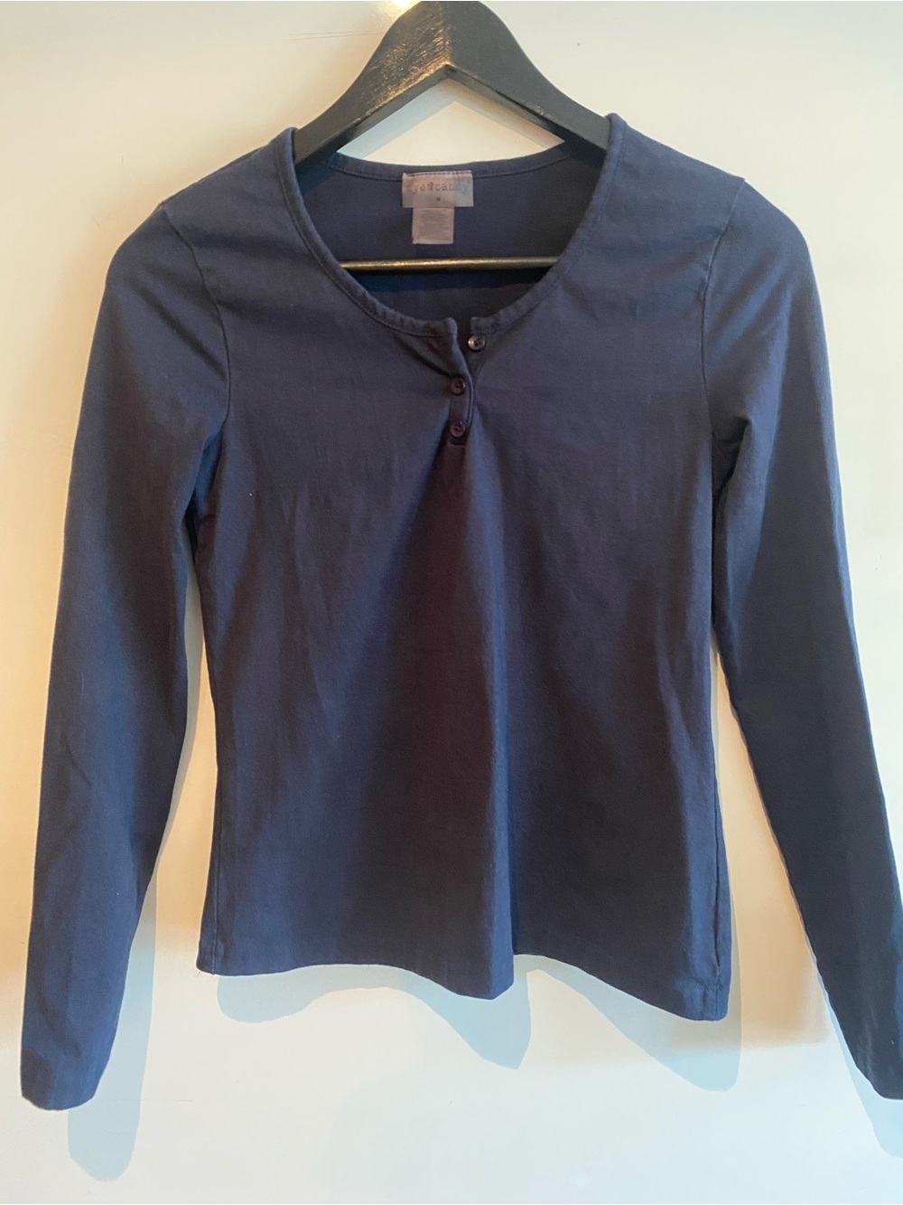 eye candy Navy Henley Shirt